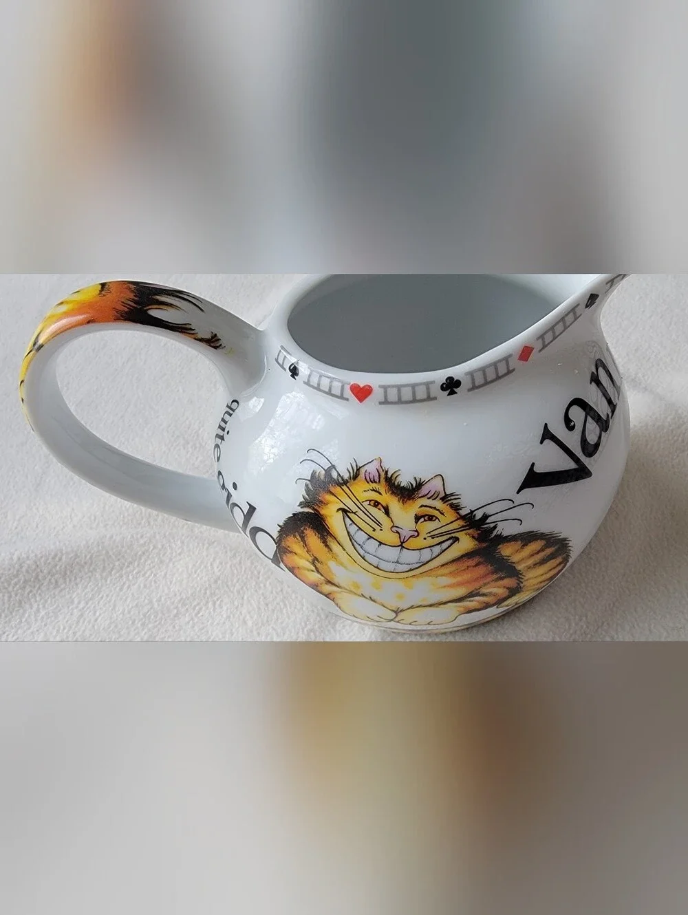 Cheshire Cat Illustrated Creamer